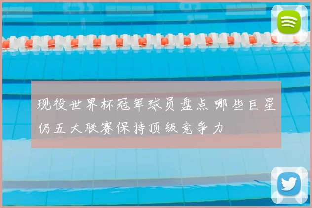 现役世界杯冠军球员盘点 哪些巨星仍五大联赛保持顶级竞争力